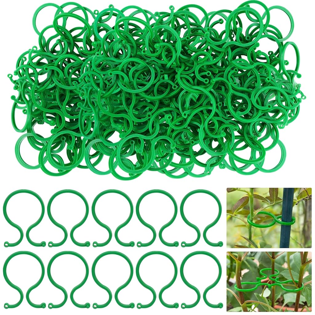 HASTHIP® 100 Pcs Plant Clips for Climbing Plants Garden Clips HASTHIP® 100 Pcs Plant Clips for Climbing Plants Garden Clips